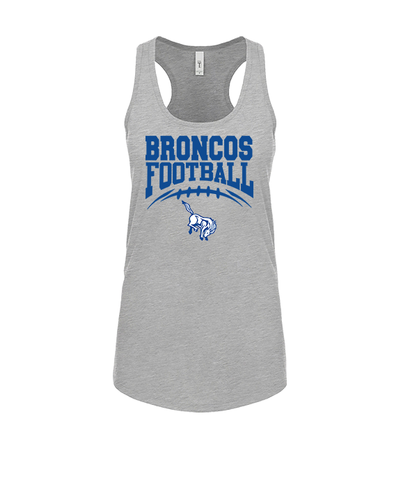 Bishop HS Football School Football - Womens Tank Top