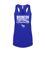 Bishop HS Football School Football - Womens Tank Top