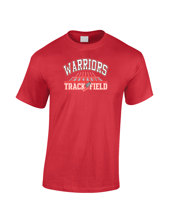 Black Hawk HS Track & Field Lanes - Cotton T-Shirt