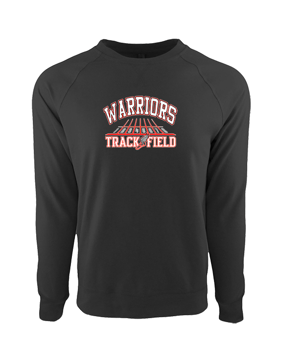 Black Hawk HS Track & Field Lanes - Crewneck Sweatshirt