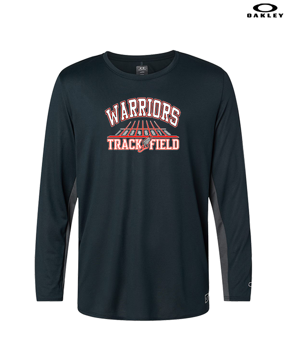 Black Hawk HS Track & Field Lanes - Mens Oakley Longsleeve