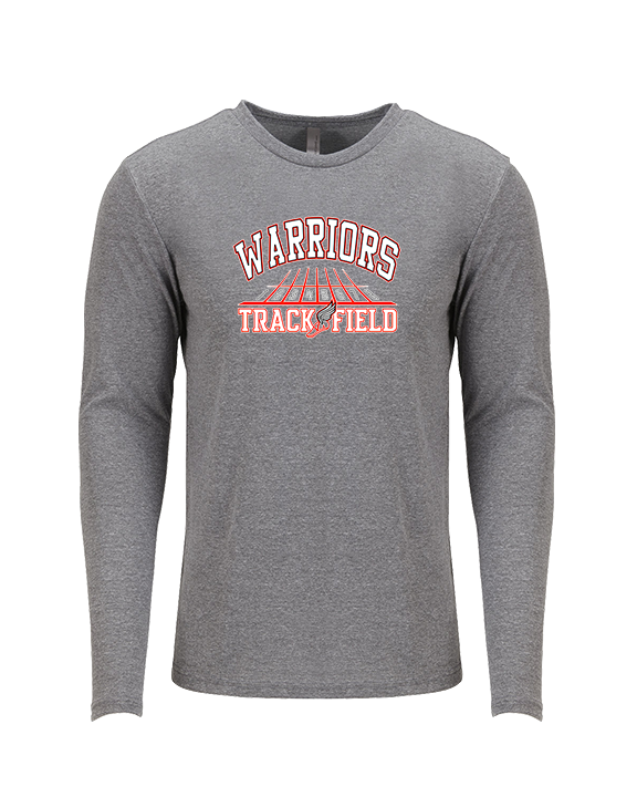 Black Hawk HS Track & Field Lanes - Tri-Blend Long Sleeve
