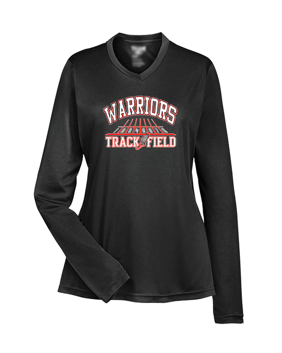 Black Hawk HS Track & Field Lanes - Womens Performance Longsleeve