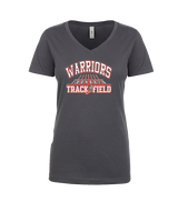 Black Hawk HS Track & Field Lanes - Womens V-Neck