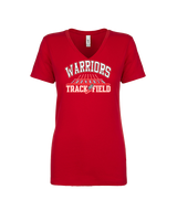 Black Hawk HS Track & Field Lanes - Womens V-Neck