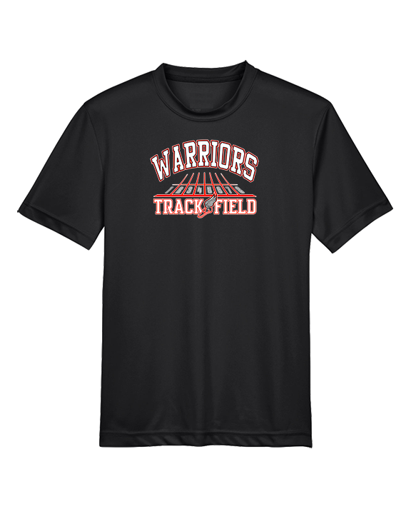 Black Hawk HS Track & Field Lanes - Youth Performance Shirt