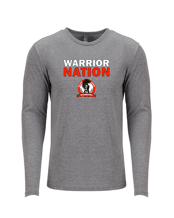 Black Hawk HS Track & Field Nation - Tri-Blend Long Sleeve