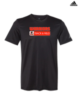 Black Hawk HS Track & Field Pennant - Mens Adidas Performance Shirt