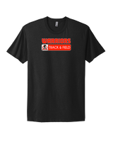 Black Hawk HS Track & Field Pennant - Mens Select Cotton T-Shirt