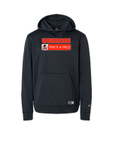 Black Hawk HS Track & Field Pennant - Oakley Performance Hoodie