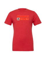 Black Hawk HS Track & Field Pennant - Tri-Blend Shirt