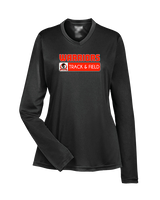 Black Hawk HS Track & Field Pennant - Womens Performance Longsleeve