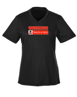 Black Hawk HS Track & Field Pennant - Womens Performance Shirt