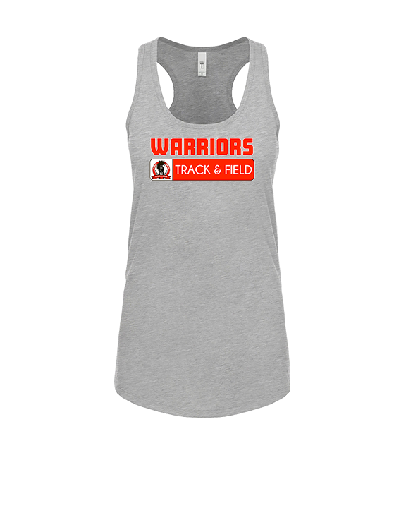 Black Hawk HS Track & Field Pennant - Womens Tank Top