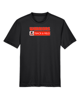 Black Hawk HS Track & Field Pennant - Youth Performance Shirt