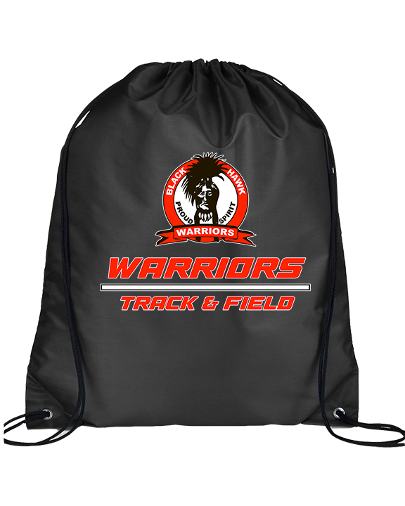 Black Hawk HS Track & Field Split - Drawstring Bag
