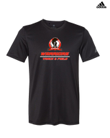 Black Hawk HS Track & Field Split - Mens Adidas Performance Shirt