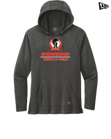 Black Hawk HS Track & Field Split - New Era Tri-Blend Hoodie