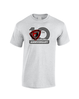 Blackford JR SR HS Athletics Logo 10th Anniversary - Cotton T-Shirt