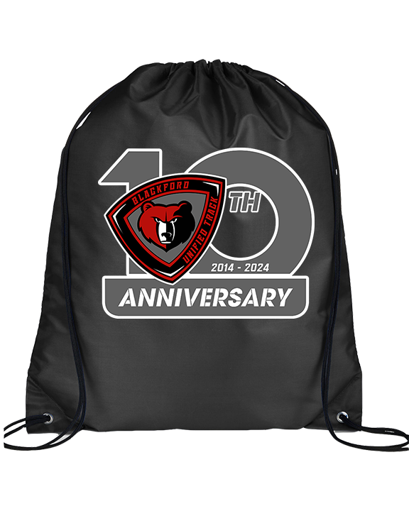 Blackford JR SR HS Athletics Logo 10th Anniversary - Drawstring Bag
