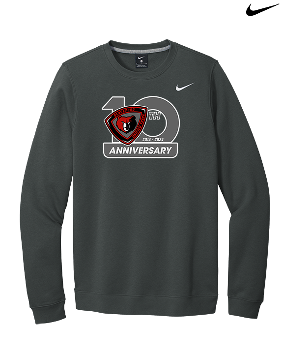 Blackford JR SR HS Athletics Logo 10th Anniversary - Mens Nike Crewneck