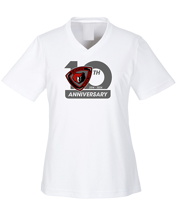 Blackford JR SR HS Athletics Logo 10th Anniversary - Womens Performance Shirt