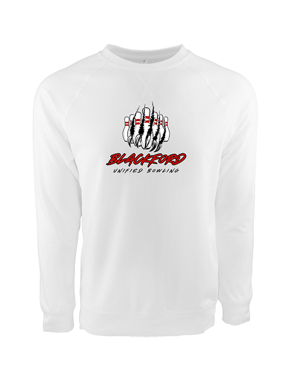Blackford JR SR HS Athletics Unified Bowling Claw - Crewneck Sweatshirt