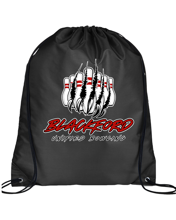 Blackford JR SR HS Athletics Unified Bowling Claw - Drawstring Bag