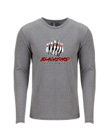 Blackford JR SR HS Athletics Unified Bowling Claw - Tri-Blend Long Sleeve
