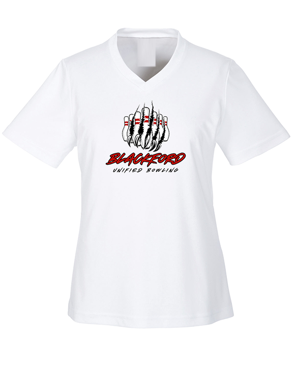 Blackford JR SR HS Athletics Unified Bowling Claw - Womens Performance Shirt