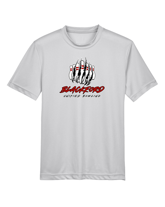 Blackford JR SR HS Athletics Unified Bowling Claw - Youth Performance Shirt