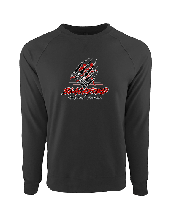 Blackford JR SR HS Athletics Unified Track Claw - Crewneck Sweatshirt