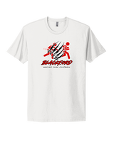 Blackford Jr Sr HS Athletics Unified Flag Claw - Mens Select Cotton T-Shirt
