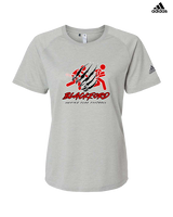 Blackford Jr Sr HS Athletics Unified Flag Claw - Womens Adidas Performance Shirt