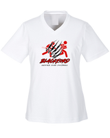 Blackford Jr Sr HS Athletics Unified Flag Claw - Womens Performance Shirt