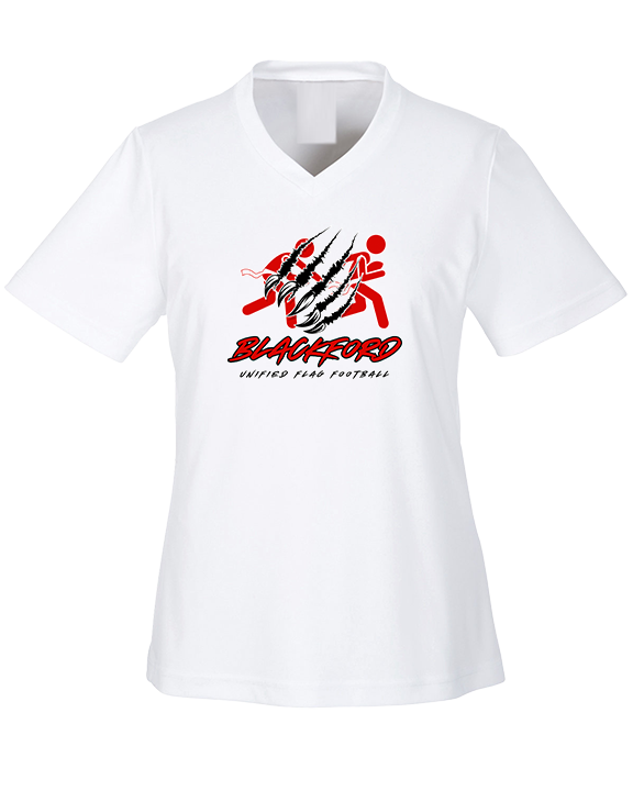 Blackford Jr Sr HS Athletics Unified Flag Claw - Womens Performance Shirt