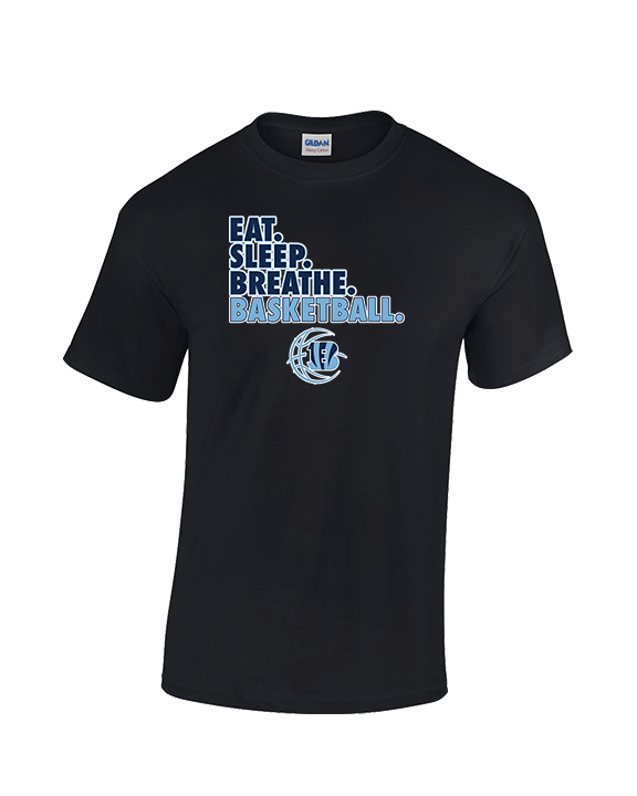 Blaine HS Basketball Eat Sleep Breathe - Cotton T-Shirt