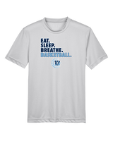 Blaine HS Basketball Eat Sleep Breathe - Youth Performance Shirt