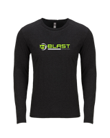 Blast Athletics Logo - Tri-Blend Long Sleeve