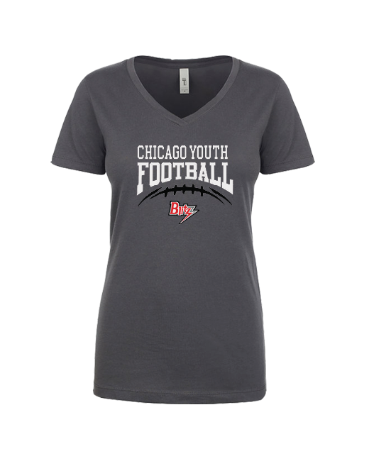 Chicago Blitz School Football - Women’s V-Neck