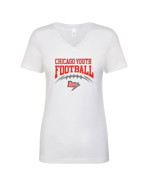 Chicago Blitz School Football - Women’s V-Neck