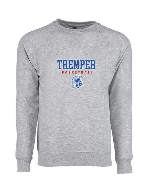 Tremper HS Girls Basketball Block - Crewneck Sweatshirt