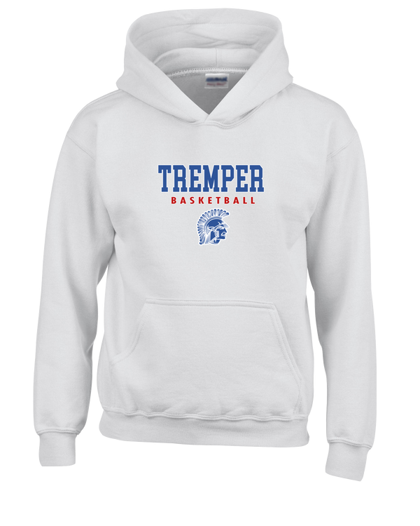 Tremper HS Girls Basketball Block - Cotton Hoodie