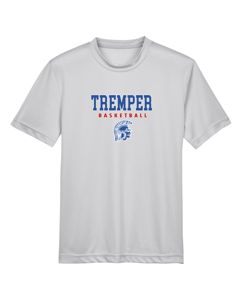 Tremper HS Girls Basketball Block - Youth Performance T-Shirt