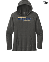 Bluefield State Womens Basketball Bold - New Era Tri-Blend Hoodie