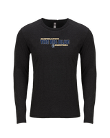 Bluefield State Womens Basketball Bold - Tri-Blend Long Sleeve