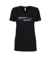 Bluefield State Womens Basketball Bold - Womens V-Neck