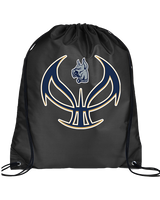 Bluefield State Womens Basketball Full Ball - Drawstring Bag