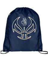Bluefield State Womens Basketball Full Ball - Drawstring Bag