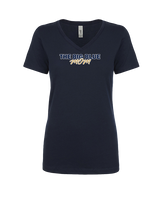Bluefield State Womens Basketball Mom - Womens Vneck